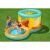 Kids playing in Bestway Jumptopia Inflatable Bouncer and Pool on grass