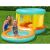 Kids playing in Bestway Jumptopia inflatable bouncer and splash pool
