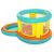 Angled view of Bestway Jumptopia inflatable bouncer and splash pool