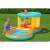 Kids playing in the Bestway Jumptopia inflatable bounce house with pool