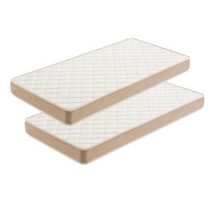 2er-Pack Jugend-Matratzen  - 70X190 - Moonia