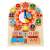 Wooden clock building blocks toy for kids, learn time, day and weather, 12 months+