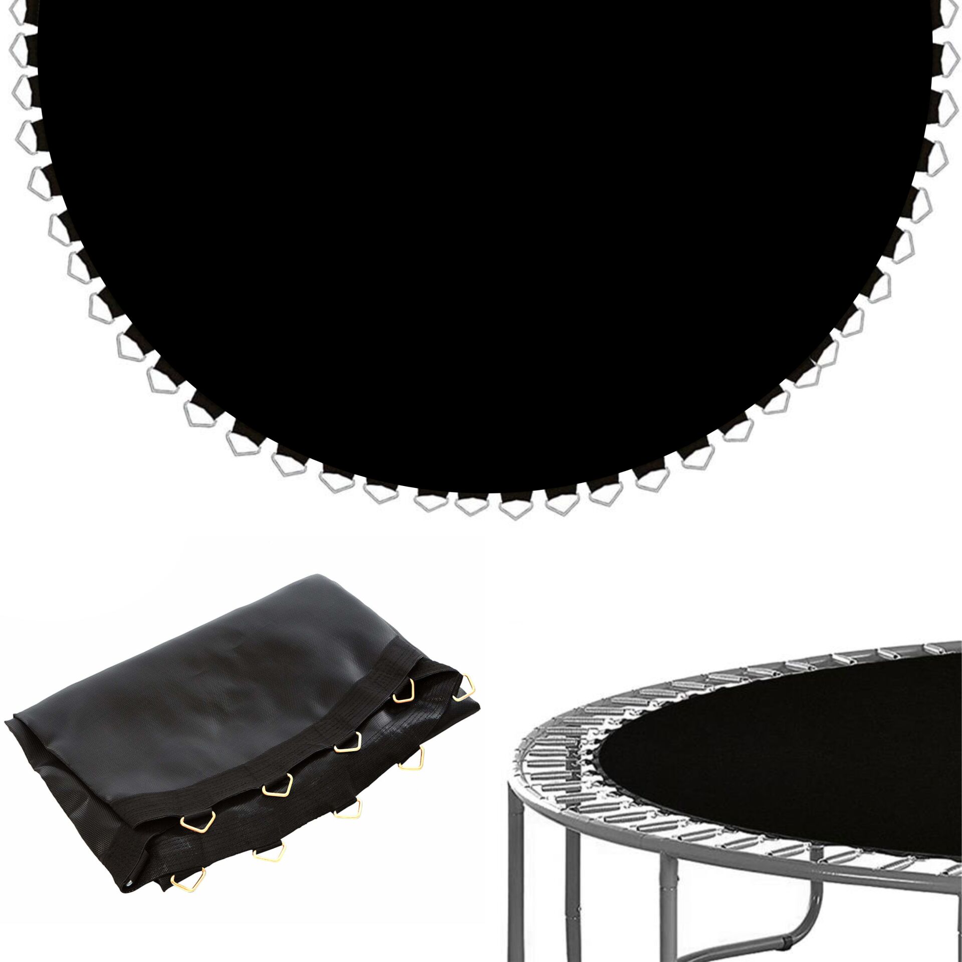 E-shop Univerzálna skákacia plocha trampolíny 183cm - čierna