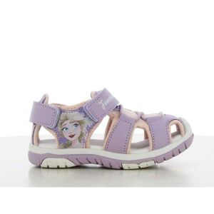 Disney Frozen Elsa schnelltrocknende Sandale, lila Kinder Sandale mit verstellbarem Riemen - Schuhe für Kinder