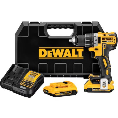 DeWalt DCD791D2-QW 18V kefe nélküli akkus fúrócsavarozó készlet akkumulátorral, töltővel és tokkal
