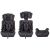 Pepita Leona 2in1 I-Size Safety Child Seat 9-36kg 76-150cm #black-grey 121496174