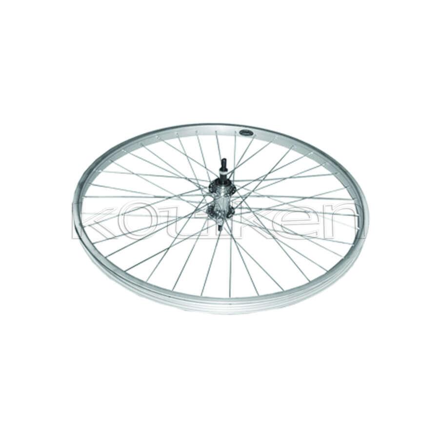 FK 24'' MTB H. duplaf. alu agy tengelyvég anyával + alátéttel