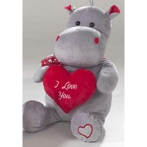 Plüss  Viziló szívvel 21 cm 121502207