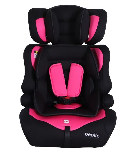 Pepita Leona 2in1 biztonsági Gyerekülés 9-36kg - fekete-rózsaszín