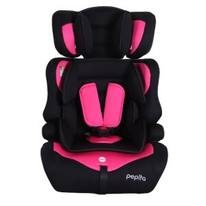 Pepita Leona 2v1 bezpečnostná detská sedačka 9-36kg #black-pink 128137783
