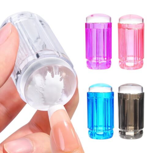 Fekete körömlakk bélyegző készlet kaparóval - Egyszerű barkács manikűr eszköz a professzionális eredményekért 121508898