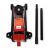 Kraftech Podnośnik hydrauliczny 3,5 tony, czerwony i czarny, z uchwytem, widok z góry