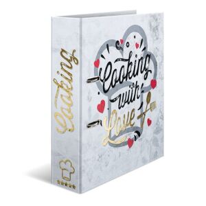 HERMA Rezeptordner Cooking with love A4 122954700 - Ringordner