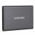 Samsung T7 4TB External SSD - Gray, Side View