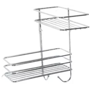 Fürdőszoba sarokpolc 2 polccal AWD02080050