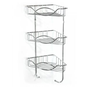 AWD króm fürdőszobai sarokpolc