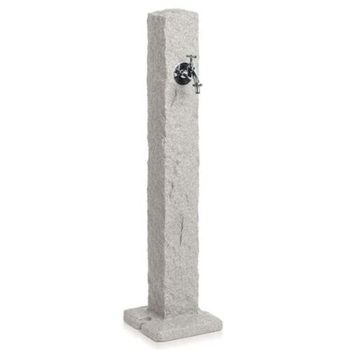 Mercaton kerti csapmaszk tömlőadapterrel, szürke, elülső nézet