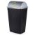 Excellent Houseware Abfalleimer, Kunststoff, 38x30x64 cm, 38 l, schwarz/grau 121531587