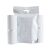 Biela kuriérska taška s rukoväťou, 540x700mm + 70mm rukoväť, samolepiaca páska
