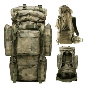 Taktický vojenský veľký batoh, 65 litrov, maskáčový, viacnásobný pohľad - Malatec