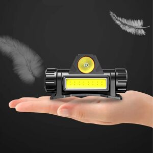 Ultra ľahká vodotesná čelovka, 1200 mAh LED čelovka s nabíjaním cez USB - Lampy&osvetlenie