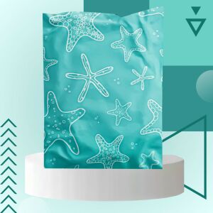 Пощенски пликове с модел морска звезда, 310x420mm, пакет от 50 - Домакински чанти и торбички