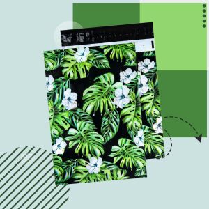 Torebki kurierskie z nadrukiem dżungli z samoprzylepną taśmą, 310x420mm - Malatec
