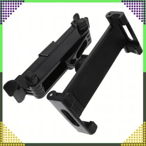 Suport pentru tetieră auto negru pentru tabletă și telefon, rotație de 360 de grade, potrivire universală, braț reglabil, instalare ușoară - Malatec