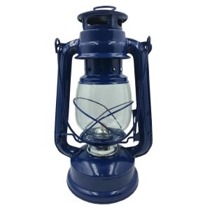 Lampă cu ulei albastru închis 24,5 cm, 100 ml 121532457 - Malatec