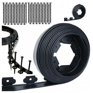 Real Garden 20m gyepszegély készlet 30 horgonnyal - Ágyásszegély