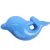 Kék műanyag delfin alakú homokforma gyerekeknek