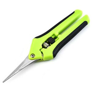 Foarfece de tăiere cu arc verde și negru pe un fundal alb - Foarfeci gradinarit