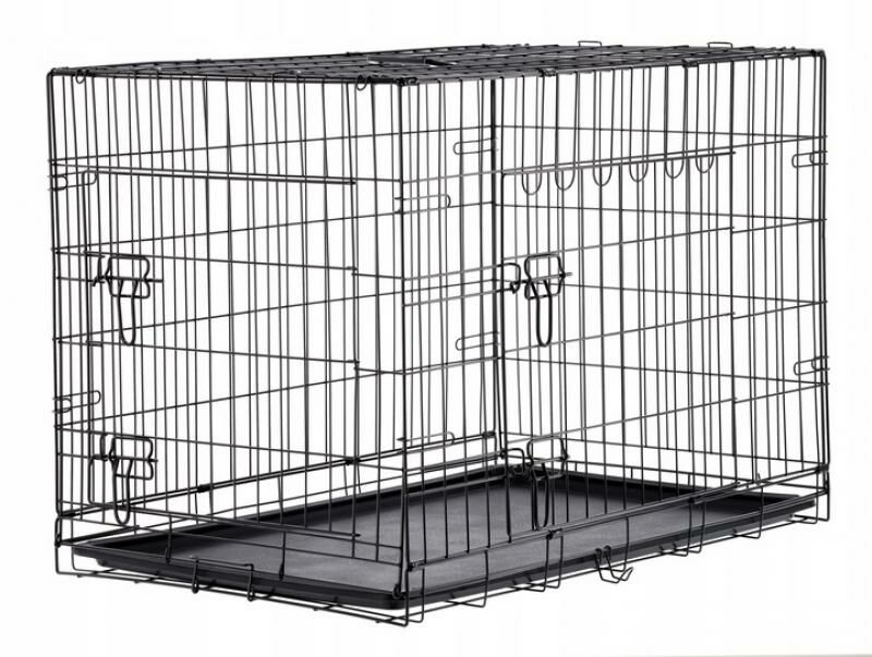 Portable Dog Kennel 121x74x80,5cm - XL #black