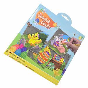 Sada 4 škrabacích obliečok, veľkonočný vzor 121533430 - Súpravy pre umenie a remeslá