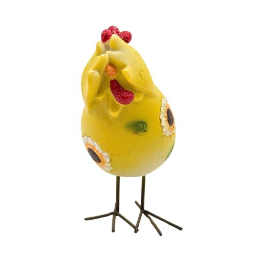 Decorațiune pentru Paște, model găină, 11.5x5x10 cm, galben 121533436