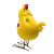 Decorațiune pentru Paște, model găină, 11.5x5x10 cm, galben 121533436