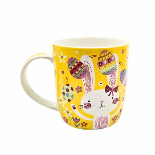 Kindertasse, Farbe Gelb, Ostermotiv, 370 ml 121533448