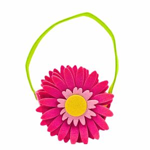 Ozdobný veľkonočný košík z filcu, ružový kvetinový vzor, 14 cm 121533462 - Veľkonočná výzdoba