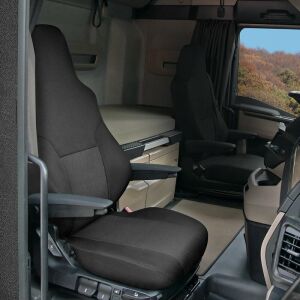 Fekete és szürke kamion üléshuzat MAN TGX II utasüléshez (2020-tól) - Nonbrand Autó üléshuzat