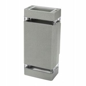 Masterled Hana kültéri fali lámpa, szürke, IP54, 2x GU10 - MasterLED