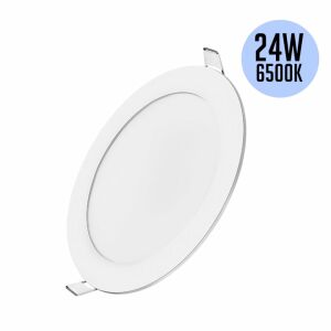 Bodová LED 24W zapustená, okrúhla, Braytron, 1840 lm, studené svetlo (6500 K), biela 121533747 - Zapustené svetlá