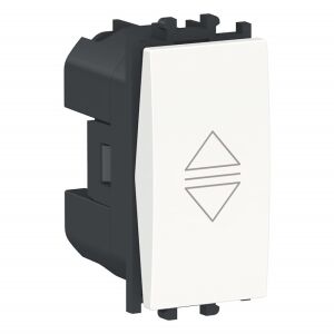 Jalousieschalter 1 Modul, weiß, Schneider Easy Styl