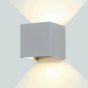 Corp led exterior 2x3W, unghi lumina reglabil, gri, lumina naturala(4000 K), Optonica 121534002 - Optonica Lămpi de perete pentru exterior