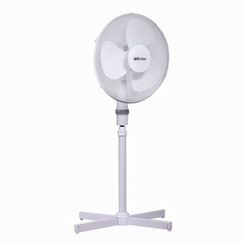 TOO COOL! Ventilator alb de podea, 40W, înălțime reglabilă