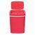 TOO 12 Liter Pink Sensor Trash Can Open Front View