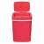 TOO 12 literes rózsa szenzoros szemetes, automatic trash can, red, 12 liter capacity, open lid
