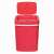 TOO 12 literes rózsa szenzoros szemetes, automatic trash can, red, 12 liter capacity, open lid