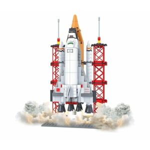 Építőkocka tégla, rakétavető 2 figurával, 570 darab, 6 éves kortól, 47x6.5x35 cm, 6 éves kortól, 47x6.5x35 cm