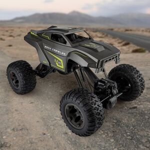 RAK 4 Warrior Climbing 2.4GHz távirányítós terepjáró autó, 3+ éves gyerekeknek, 360°-os forgás, fekete-kék/fekete-fekete-sárga, Fekete/sárga, Fekete/sárga 121540697