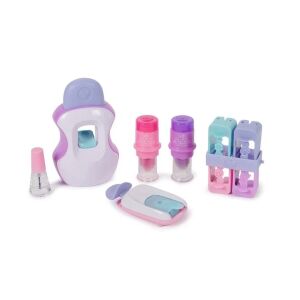 Körömdíszítő gép, lányoknak, 7 éves kortól, 30x6.5x26 cm, lila színű